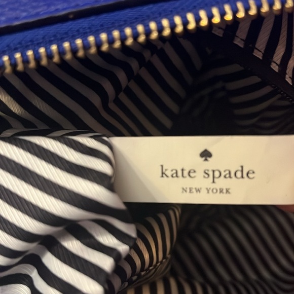 Kate Spade Blue Crossbody Bag with Gold Hardware - Picture 8 of 11